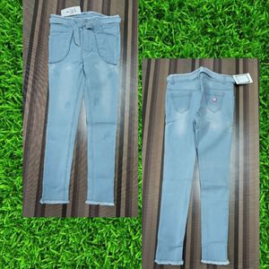 W-26 Size-30 Slim Fit Women Denim Jeans