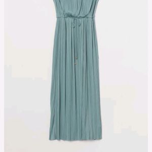 H& M Dress Olive Green Colour