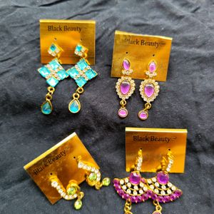 Combo Of 4 Fancy Earing