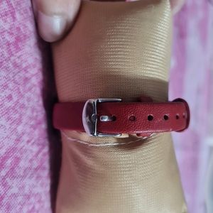 Fastrack Wrist Watch With Red Strap