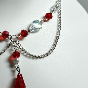 Red Beaded Necklace