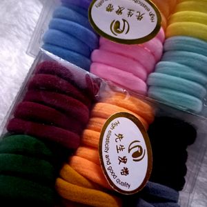 60 Peace Multi Colour Hairbands Combo Package