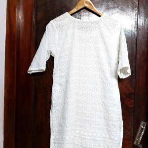 Anouk Brand White Kurtas For Women