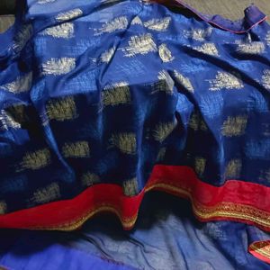 Georgette Saree No Blouse