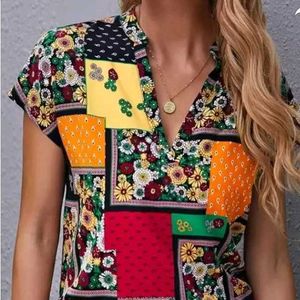 Casual Printed Women Multicolour Top