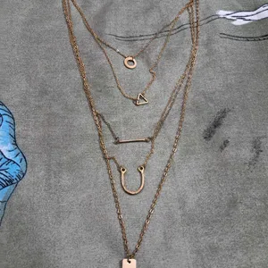 Copper Toned 5 Layered Neck Piece