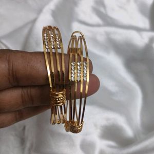 Gold Ad Bangles