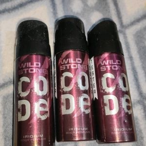 Pack Of 3 Wild Stone Code Body Perfume