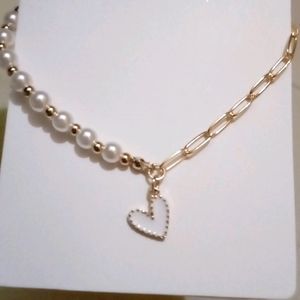 Korean Heart Shaped Acrylic Bracelet