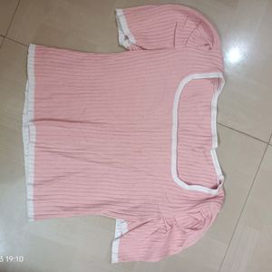 Peach Colour Top For Women And Girls