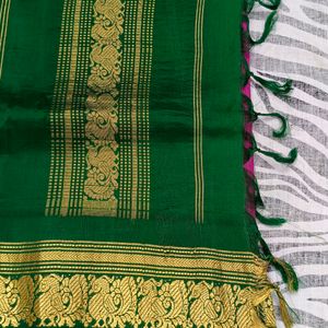 pure Kanchi pattu saree