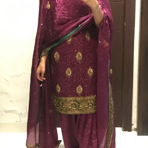 Stylish Festive Suit For Women With Dupatta