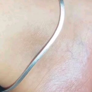 Pure Silver Snake Anklets