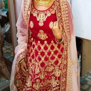 Wedding Lehenga Red Wine ♥️ |  Full Set