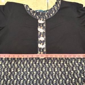 Black kurti top