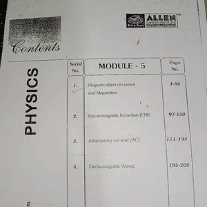 Allen Physics Module