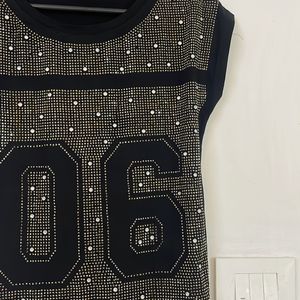 Beaded Glitter 06 Jersey Party Tee