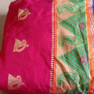 Brand New Saree. With attached Blouse Piece