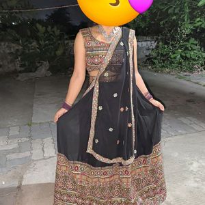 Full Embroidery Lehanga navratri look