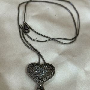 Heart Oxidised Pendant