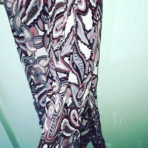 Beautiful Patterns Gown Dress With Sliths