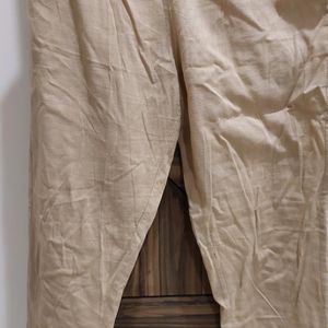 Beige Cotton Pants For Your Daily Wear