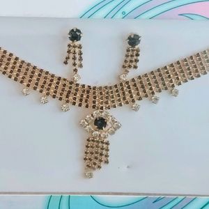 Black & Gold Jwellery Set