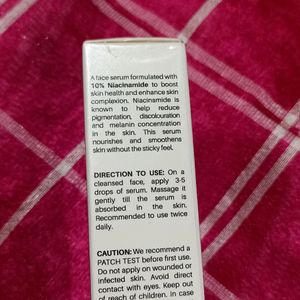 10% Niacinamide Unopened Dermdoc Face Serum