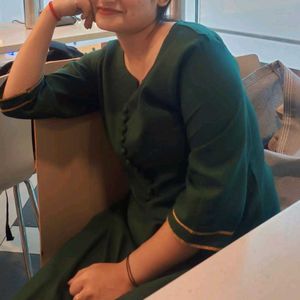 Libas Green Kurti