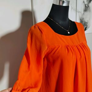 H&M Orange Summer Dress 🆕