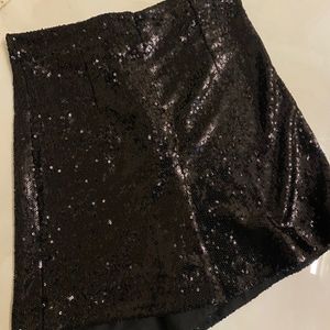 Zara Sequin Shorts