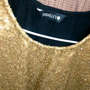 Faballey Sequin Top