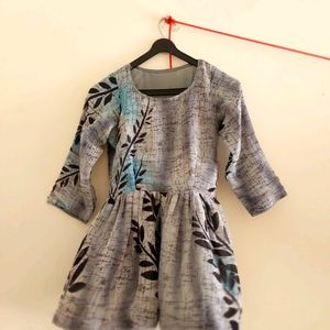 Short Kurti Sky Blue