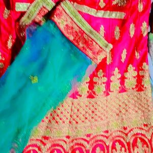 Bridal Lahnga Choli With Dupaatta  REDIMADE