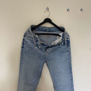 Denim Straight Leg Jean For Women