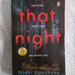 That 20 Years Night Book-50% Off On Delivery Fee