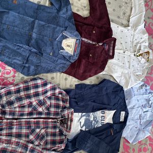 7 To 8 Year Boys Shirts