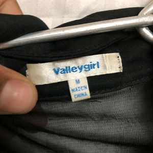 Valley Girl Black Shirt