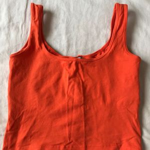 Orange Crop Top