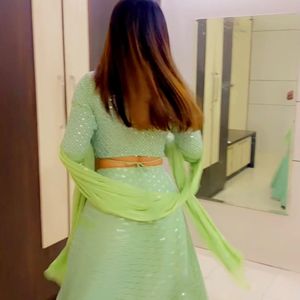 Olive Green Choli