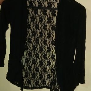 Only ₹99 Fancy Black Shrug:)