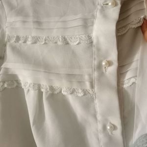 White Korean Shirt