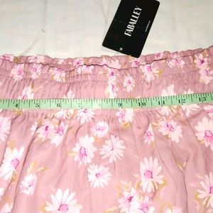 FabAlley Pink Korean Floral Skirt💗🌷✨