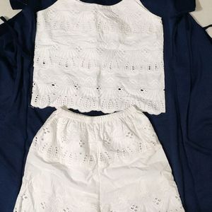 White Trendy Co-Ord Set