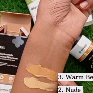 Nude & Warm Beige Shade Of Derma Co. BB Cream