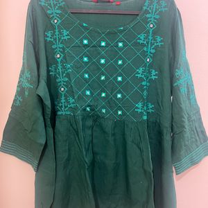 Navratri Special Green Top