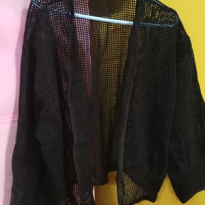 Netted Over Coat