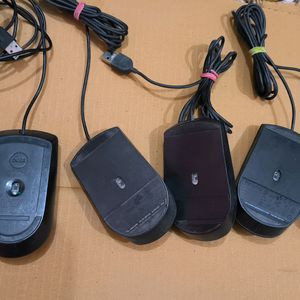 Combo Of 5 Dell Lenovo Mouse