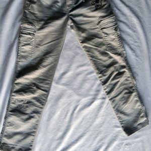 Unisexual Grey Color  Denim Pant