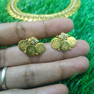 Laxmi Gold Coins Necklace Set